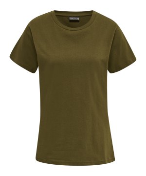 hummel-hmlred-heavy-t-shirt-damen-gruen-f6086-215124-lifestyle_front.png
