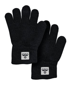 hummel-knit-2-pack-handschuhe-kids-schwarz-f2001-229961-equipment_front.png