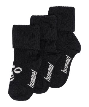 hummel-mini-bee-3-pack-socken-kids-schwarz-f2001-232288-lifestyle_front.png