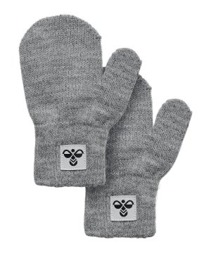 hummel-mini-knit-2-pack-handschuhe-kids-grau-f2006-229962-equipment_front.png
