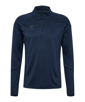 hummel-pro-training-half-zip-sweatshirt-blau-f7026-223808-indoor_front.png