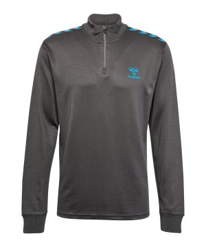hummel-staltic-poly-half-zip-sweatshirt-grau-f1025-219185-indoor_front.png