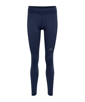 newline-core-leggings-running-damen-blau-f1009-500104-laufbekleidung_front.png